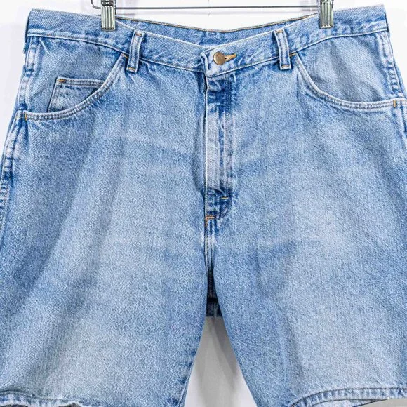 Wrangler Denim Jean Shorts Jorts 36 Y2K Streetwear Skate - Picture 4 of 6